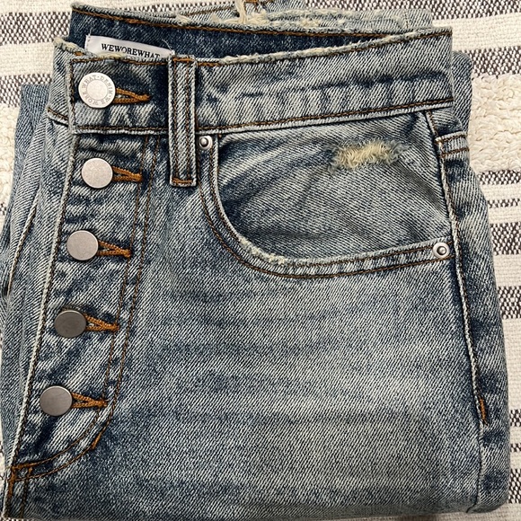 WeWoreWhat Danielle Light Vintage Ankle Jean Sz 26 - Picture 5 of 5
